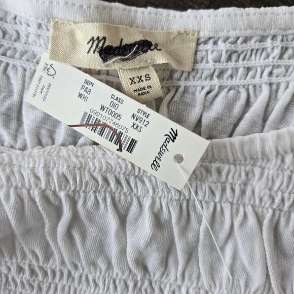Madewell Smocked Boatneck Tank Size XXS - Picture 5 of 6